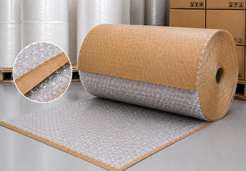 Laminated Bubble Rolls manufactured by Golden Wolf Plastic Factory